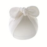 3Pcs Infant And Newborn Hat, Soft Infant/Newborn Tie Head Cover - Image 9