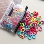 Basics Nylon Hair Ties, Mixed Color Small Fresh Hair Rope, High Elasticity Hair Bands For Girls - Image 20