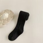 1Pc Girls' Casual Solid Color Tights, Breathable Comfortable Leggings For Spring And Autumn Fashion - Image 8