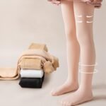 Cozy Fleece-Lined Girls' Tights - Warm Winter Leggings, White, Sizes 12M-5T