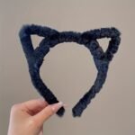 1/4Pcs Fashion Hollow Cat Ears Headband, Girl Cute Plush Headband, Washing Face Headwear Hair Accessories - Image 3
