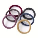 50Pcs Girls' Hair Tie Rubber Band Fashion 5Cm Basic Hair Ring Seamless High Elastic Towel Circle High Ponytail Durable Women'S Head Tie - Image 10