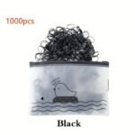 1000Pcs Colorful Rubber Bands Hair Ties, Scrunchies, Headbands, Hawaiian Style Beach Wedding Everyday Hair Accessories - Image 5