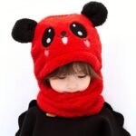 Cozy & Cute Youngsters' Animal-Themed Plush Hat With Ear Covers - Stretchy, Warm Neck Warmer For Boys & Girls, Perfect For Fall/Winter - Image 5
