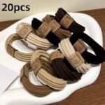 5/10/20Pcs Cute Bear Elastic Hair Rings, Scrunchies, Hair Accessories, Gifts For Girls - Image 7