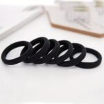 50Pcs Black Hair Rope Simple Elastic Hair Band Hair Accessories For Girls, Ideal Choice For Gifts - Image 3