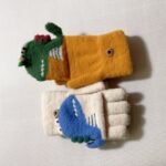 Boys' Winter Gloves With Cartoon Dinosaur Design - 100% Nylon, Snug Fit Button Closure, Lightweight Warmth For Daily Play & New Year Celebrations (Mixed Colors) - Image 15