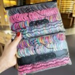 200Pcs Cute Hair Ties For Kids & Girls - Colorful Elastic Polyester Hair Ties, Ideal Choice For Gifts
