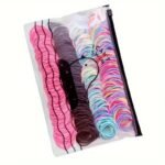 About 100-300-500Pcs/Pack Girls Cute Colorful Basic Elastic Hair Band Ponytail Hair Clip Youngsters'S Hair Band Rubber Band Youngsters'S Hair Accessories - Image 10