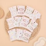 2Pcs Darbiny Adorable Daisy Hair Clips For Girls - Fresh & Cute Fabric Handmade Bangs Accessories With Bow, Perfect For School, Polyester & Iron, Hair Accessories For Girls