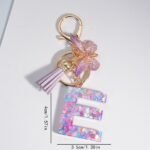 Butterfly Letter Keychain Pendant Key Chain, Girls Accessories, School Bag Pendant - Image 9