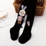 1-Pack Baby & Toddler Breathable Footed Socks With Cute Rabbit Eating Carrots Design - Soft Light Beige-Friendly All-Season Outfit-Boosters, Multi-Color Options For Girls & Boys 0-8 Years - Image 15