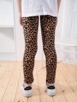 Girls Leggings With Leopard Print Slim Soft And Versatile For All Seasons - Image 6