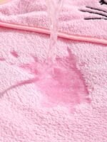 Kids' Bathrobe, Super Absorbent 100% Microfiber Towel Set For Washing And Drying - Quick-Dry Suitable For Beach Or Shower Use, 0-3 Years Old Cartoon Design - Image 6
