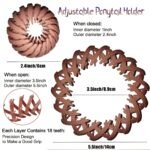 1Pc Matte Bird'S Nest Hair Clip - Enchanting Ponytail & Bun Maker For Women, Durable Plastic, Ideal For Parties, Fantasy-Themed Events, Casual Hairstyle Enhancer|Fantasy Hair Clip|Spiral Design Clip - Image 6