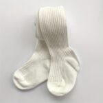 1Pc Girls' Soft Warm Knitted Footed Pantyhose - Cozy Elastic Opening Tights For Spring & Autumn, Solid Color Dance Dress Socks For Youngsters Youngsters Youngsters'S Leggings Youngsters Socks, Youngsters Girl Socks, Youngsters Mobility Wear, Ribbed Cuff Design, Comfortable Wear - Image 3