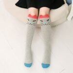 Girl'S Bowknot Solid Cute Animal Pattern Knee High Socks, Breathable Comfy Long Stockings, Children'S Trendy Socks Daily Wear - Image 13