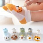 5Pairs Boys Girls Kids Thin Mesh Breathable Soft Comfy Socks, Cartoon Cute Socks, Children'S Trendy Socks For Spring Summer - Image 8