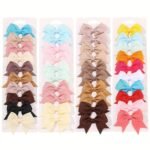 10Pcs Adorable Baby Girls Bow Hair Clips - Perfect For Stylish Headwear, Ideal Choice For Gifts - Image 10