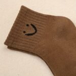 5-Pack Boys' Cartoon Joyful Face Socks - Soft Polyester All-Season Comfort, Assorted Neutral Colors For Casual Attire & Play, Playful Socks | Playful Design | Soft Polyester Socks, Funny Socks - Image 10