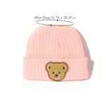 & 3-8 Years Winter Warm Knit Hat With Plush Bear Ears & Switchable Lids - Soft Stretchy Panda Cap &, Multi-Color Options (Pink, Blue, Brown, Black, Grey, White, Navy) - Cozy Winter Hat For New Year'S & Christmas, Lightweight & Easy-Care, Adorable Animal Design With Snap Button Closure, Ideal & 3-8 Years, Multi-Color Options Available, Winter Hat, Winter Hats For Women, Winter Hats - Image 6