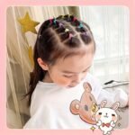 100Pcs Girls Elastic Colorful Hair Ties, Ponytail Hair Holders, Hair Accessory Sets, Christmas Gifts - Image 2