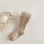 1Pc Girls' Casual Solid Color Tights, Breathable Comfortable Leggings For Spring And Autumn Fashion - Image 3