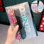 About 100-300-500Pcs/Pack Girls Cute Colorful Basic Elastic Hair Band Ponytail Hair Clip Youngsters'S Hair Band Rubber Band Youngsters'S Hair Accessories - Image 8