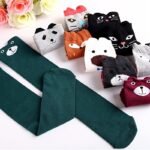 Girl'S Bowknot Solid Cute Animal Pattern Knee High Socks, Breathable Comfy Long Stockings, Children'S Trendy Socks Daily Wear - Image 4
