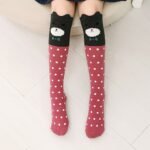 Girl'S Bowknot Solid Cute Animal Pattern Knee High Socks, Breathable Comfy Long Stockings, Children'S Trendy Socks Daily Wear - Image 11