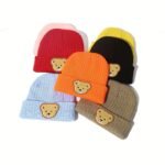 & 3-8 Years Winter Warm Knit Hat With Plush Bear Ears & Switchable Lids - Soft Stretchy Panda Cap &, Multi-Color Options (Pink, Blue, Brown, Black, Grey, White, Navy) - Cozy Winter Hat For New Year'S & Christmas, Lightweight & Easy-Care, Adorable Animal Design With Snap Button Closure, Ideal & 3-8 Years, Multi-Color Options Available, Winter Hat, Winter Hats For Women, Winter Hats - Image 4