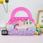 Children'S Cute Pony Silicone Crossbody Bag, Fashion Casual Handbag For Girls, Ideal Choice For Gifts - Image 2