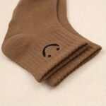 5-Pack Boys' Cartoon Joyful Face Socks - Soft Polyester All-Season Comfort, Assorted Neutral Colors For Casual Attire & Play, Playful Socks | Playful Design | Soft Polyester Socks, Funny Socks - Image 9