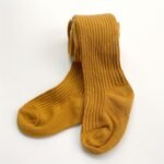 1Pc Girls' Soft Warm Knitted Footed Pantyhose - Cozy Elastic Opening Tights For Spring & Autumn, Solid Color Dance Dress Socks For Youngsters Youngsters Youngsters'S Leggings Youngsters Socks, Youngsters Girl Socks, Youngsters Mobility Wear, Ribbed Cuff Design, Comfortable Wear - Image 11