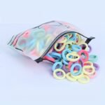 Basics Nylon Hair Ties, Mixed Color Small Fresh Hair Rope, High Elasticity Hair Bands For Girls - Image 8