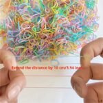 1000Pcs Colorful Rubber Bands Hair Ties, Scrunchies, Headbands, Hawaiian Style Beach Wedding Everyday Hair Accessories - Image 10