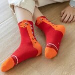 5Pcs Youngsters' Cartoon Dinosaur Crew Socks - Breathable & Comfy For Boys And Girls, Perfect For All Seasons - Image 7