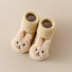 Newborn Baby Socks Winter Thickened Baby Fleece Warm Mid-Calf Socks Cartoon Non-Slip Learning Floor Socks - Image 5