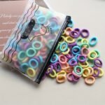 Basics Nylon Hair Ties, Mixed Color Small Fresh Hair Rope, High Elasticity Hair Bands For Girls - Image 18