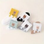 5 Pairs Baby Socks Low Cut Stretch Ankle Socks Infant Socks For Newborn Toddler Boys Girls Baby Socks - Image 4