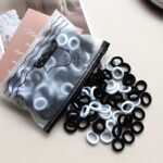 Basics Nylon Hair Ties, Mixed Color Small Fresh Hair Rope, High Elasticity Hair Bands For Girls - Image 9