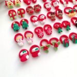 10-Pack Kids Girls' Christmas Hair Ties - Cute Santa Claus & Reindeer Design, Festive Hair Accessories For Youngsters, Perfect For Holiday Parties & Christmas Decorations, Hair Accessories For Girls, Christmas Hair Accessories, Cheerful Holiday Theme, Vibrant Print Quality - Image 7