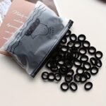 Basics Nylon Hair Ties, Mixed Color Small Fresh Hair Rope, High Elasticity Hair Bands For Girls - Image 21