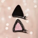 2Pcs Of Onion Powder Cat Ears Clips Cheapest Items Available Fashion Pink Cat Movie Star Series Daily Dress Up Hair Accessories - Image 4