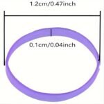 1000Pcs Colorful Rubber Bands Hair Ties, Scrunchies, Headbands, Hawaiian Style Beach Wedding Everyday Hair Accessories - Image 12