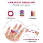 99/200/400/600Pcs Sweet High Elasticity Durable Hair Ties For Girls, Cute Fashion Girl'S Gift - Image 2