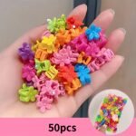 30/50/100Pcs Cute Princess Hair Clip Set Mini Cute, Sweet, Durable Hair Accessories, Easy To Use Design And Comfortable To Wear, Can Be Used In Various Festivals - Image 25