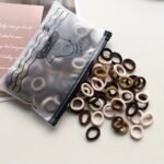 Basics Nylon Hair Ties, Mixed Color Small Fresh Hair Rope, High Elasticity Hair Bands For Girls - Image 19