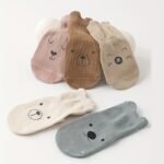 Baby Non-Slip Floor Socks With Grips Anti-Slip Crew For Infants Toddlers Boys And Girls - Image 3