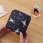 Creative Minimalist Sanitary Pad Storage Bag, Cartoon Print Swab Organizer, Multifunctional Travel High Quality Pouch, Cosmetic Storage Box, Toiletry Bag, Lipstick Case, Keychain Cable Organizer, Ideal Gift Choice - Image 11